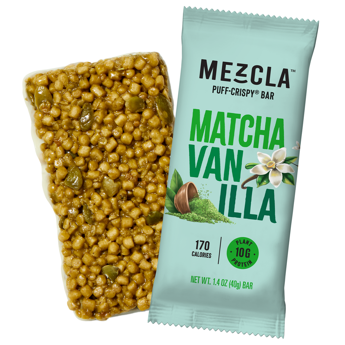 Matcha Vanilla – Mezcla | Plant Protein Bars