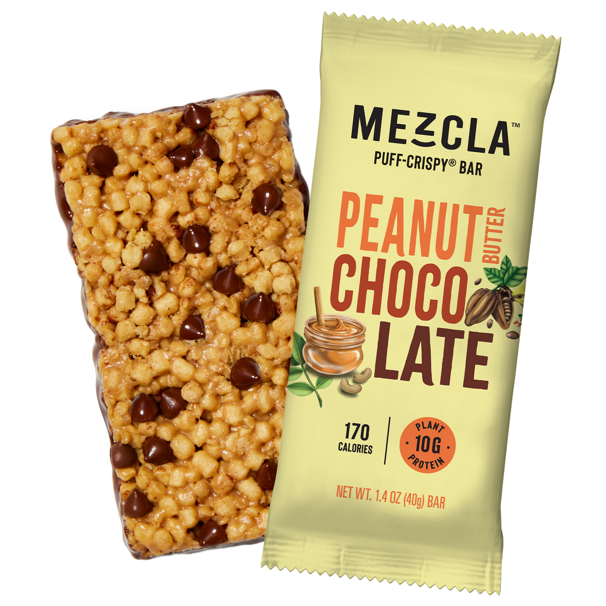 Peanut Butter Chocolate – Mezcla | Plant Protein Bars