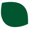 Dark green rounded organic shape representing pistachio chocolate ingredient icon